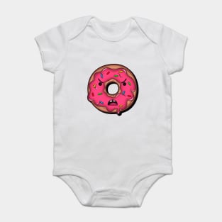 Angry Donut Baby Bodysuit